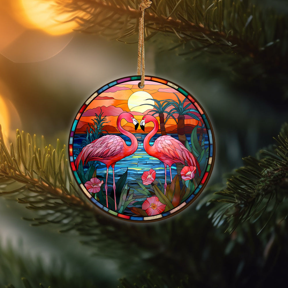 Flamingo Ornaments , Ornament For Christmas Tree, Christmas Gifts EPHG-51981