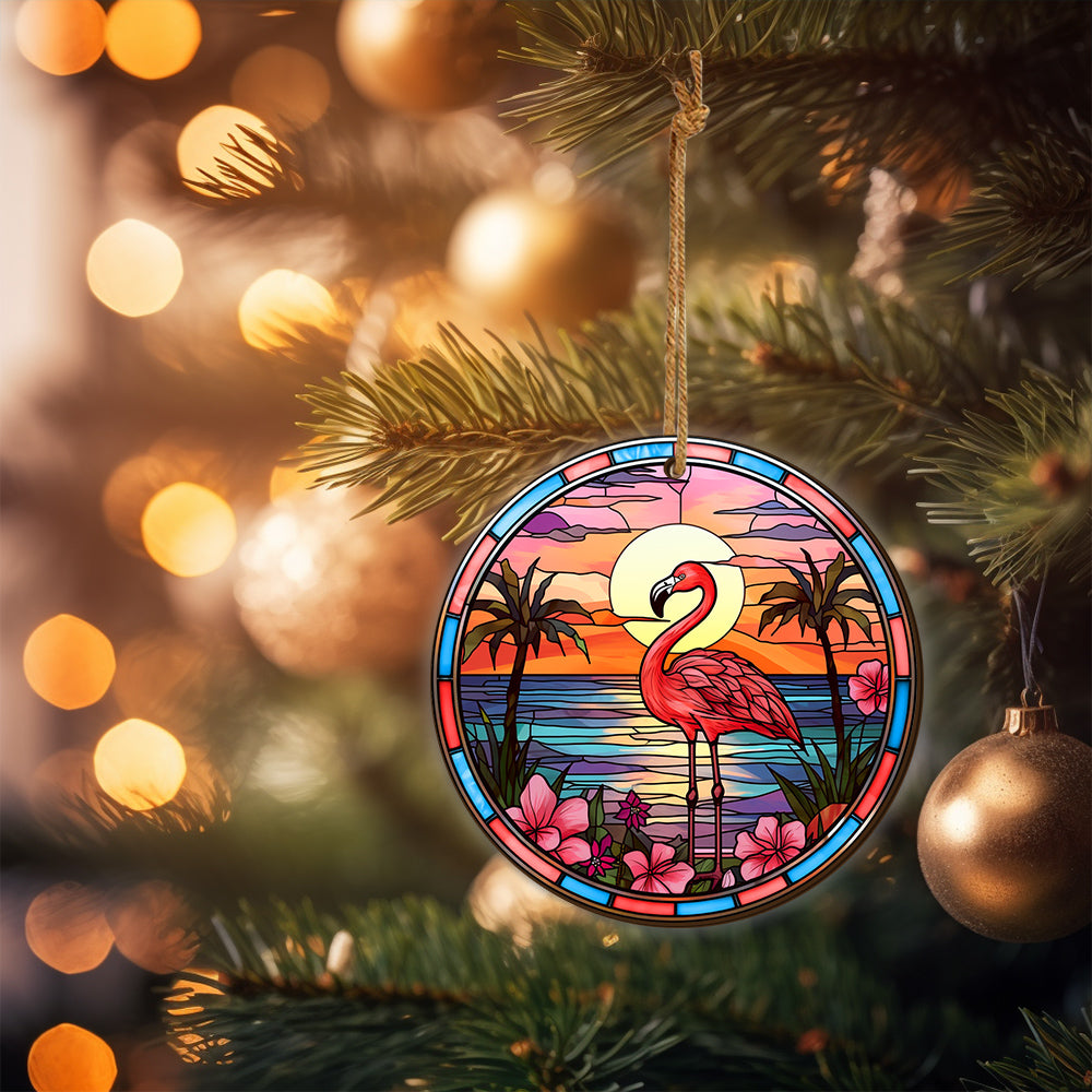 Flamingo Ornaments , Ornament For Christmas Tree, Christmas Gifts EPHG-51981