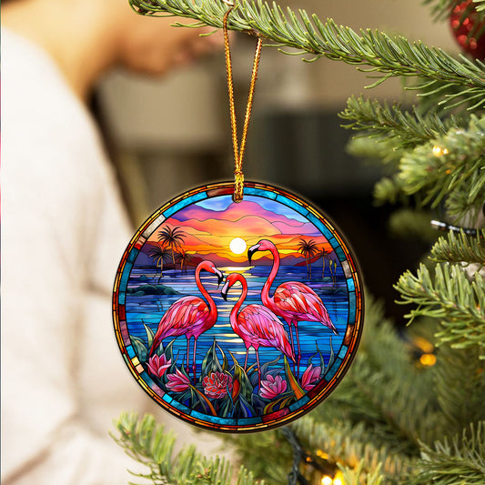 Flamingo Ornaments , Ornament For Christmas Tree, Christmas Gifts EPHG-51981