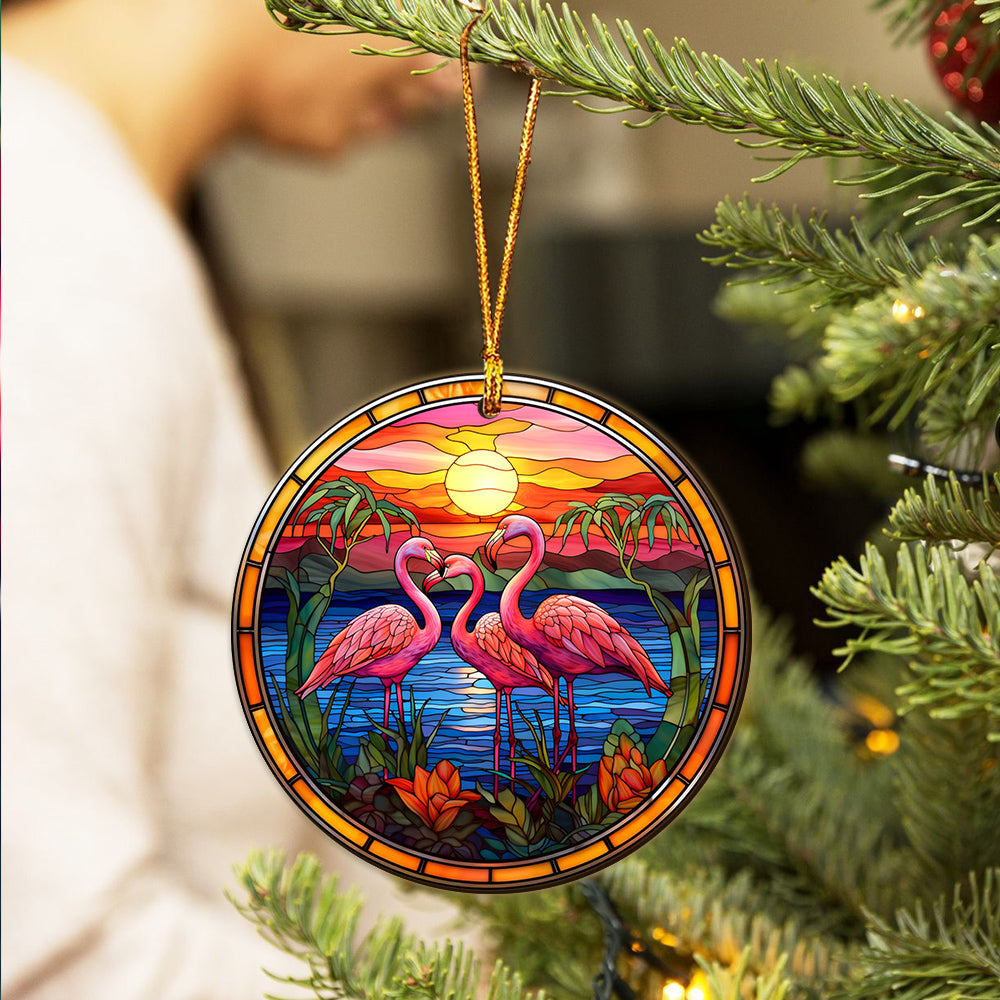 Flamingo Ornaments , Ornament For Christmas Tree, Christmas Gifts EPHG-51981