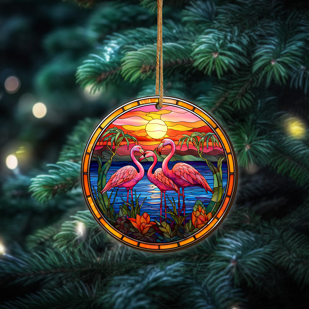 Flamingo Ornaments , Ornament For Christmas Tree, Christmas Gifts EPHG-51981