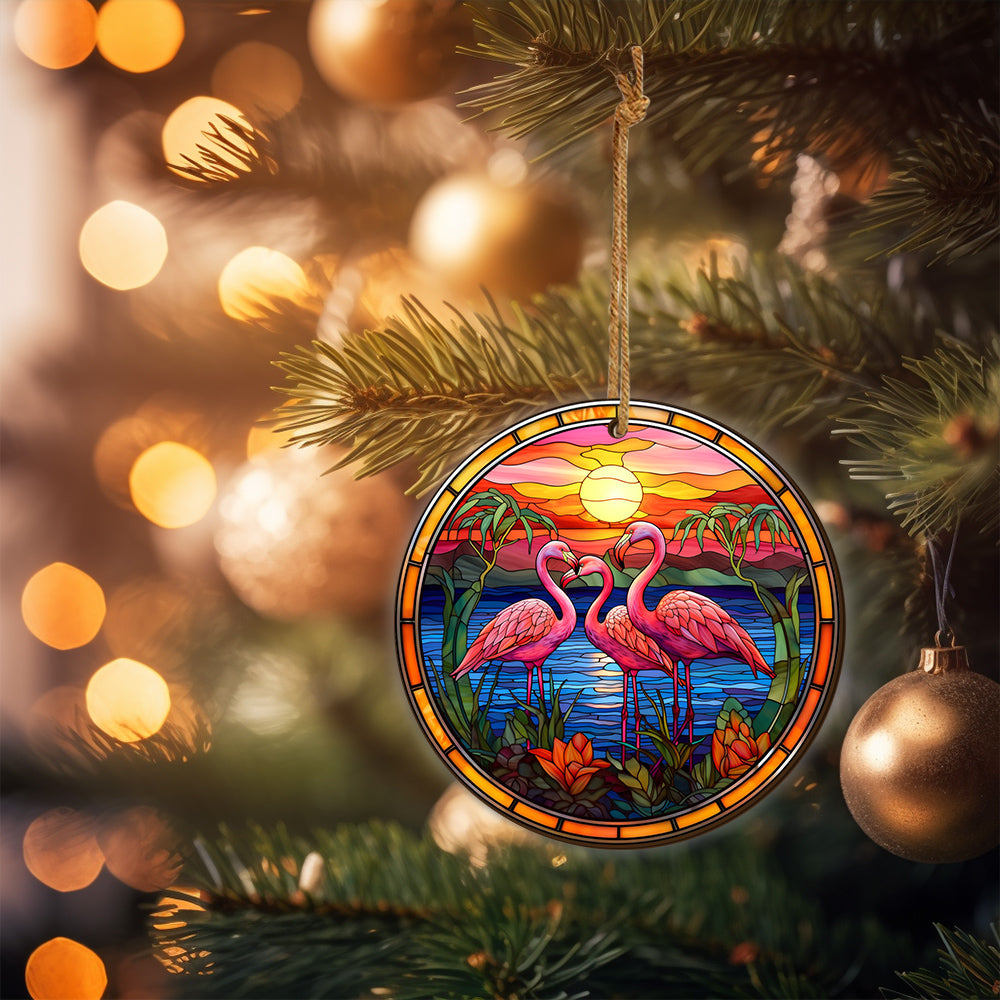 Flamingo Ornaments , Ornament For Christmas Tree, Christmas Gifts EPHG-51981