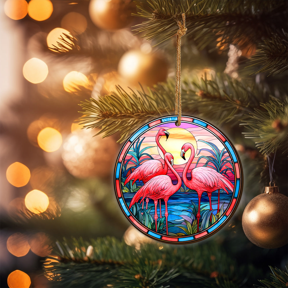 Flamingo Ornaments , Ornament For Christmas Tree, Christmas Gifts EPHG-51981