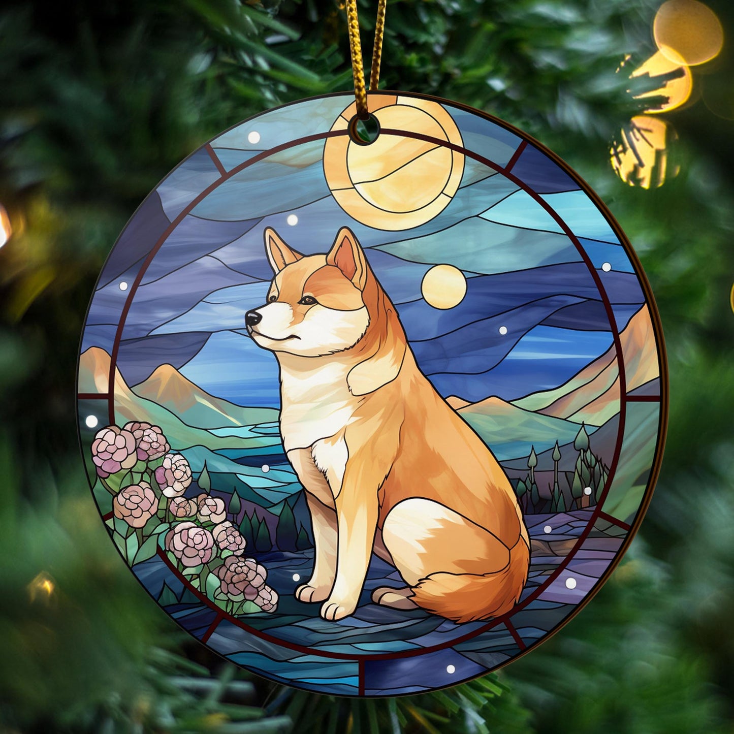 Shiba Shiba Inu Christmas Wooden Ornament 2 Sides, Shiba Inu Christmas Ornament, Christmas Tree Hanging, Christmas Decorations EPHG-52484