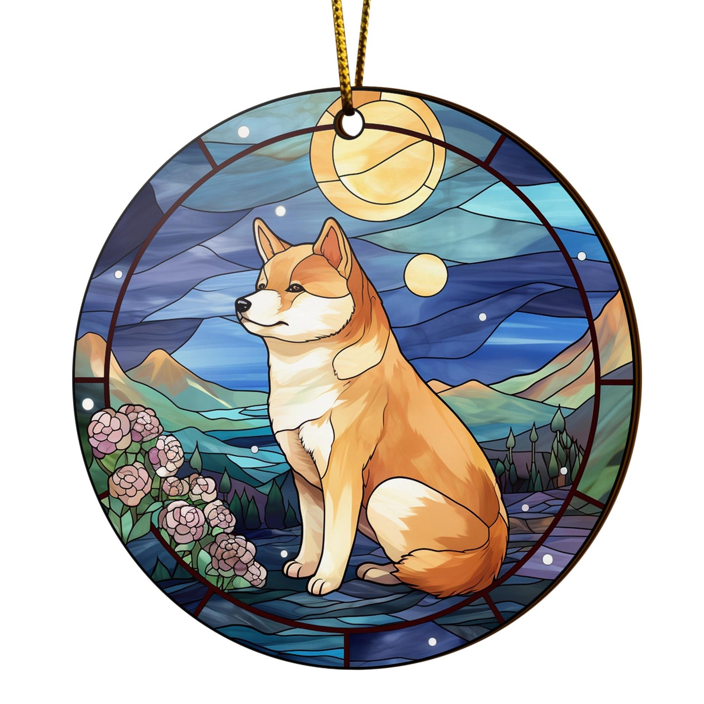 Shiba Shiba Inu Christmas Wooden Ornament 2 Sides, Shiba Inu Christmas Ornament, Christmas Tree Hanging, Christmas Decorations EPHG-52484