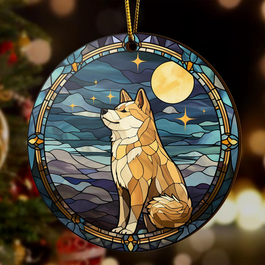 Shiba Shiba Inu Christmas Wooden Ornament 2 Sides, Shiba Inu Christmas Ornament, Christmas Tree Hanging, Christmas Decorations EPHG-52484