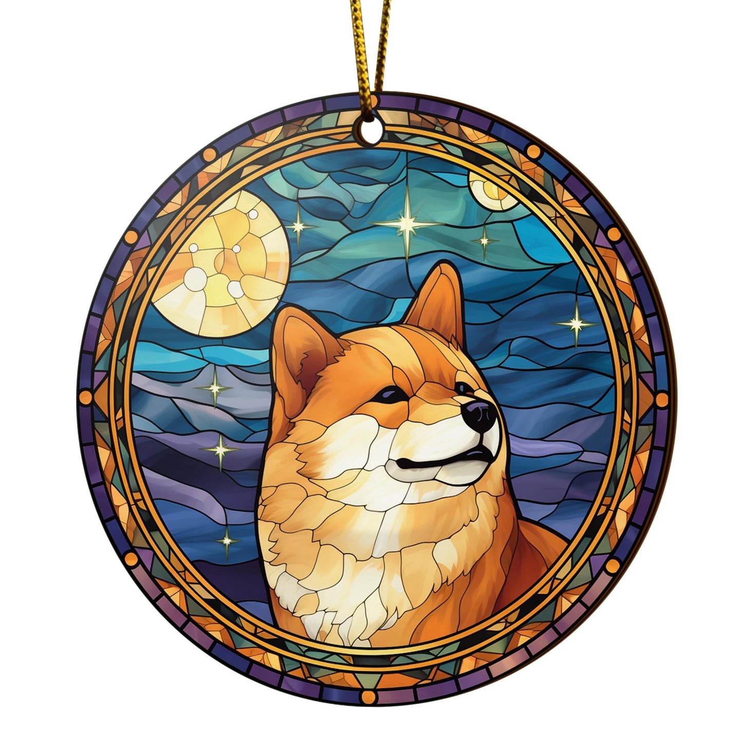 Shiba Shiba Inu Christmas Wooden Ornament 2 Sides, Shiba Inu Christmas Ornament, Christmas Tree Hanging, Christmas Decorations EPHG-52484