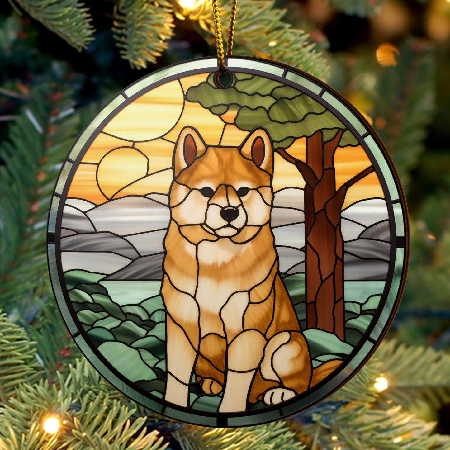 Shiba Shiba Inu Christmas Wooden Ornament 2 Sides, Shiba Inu Christmas Ornament, Christmas Tree Hanging, Christmas Decorations EPHG-52484