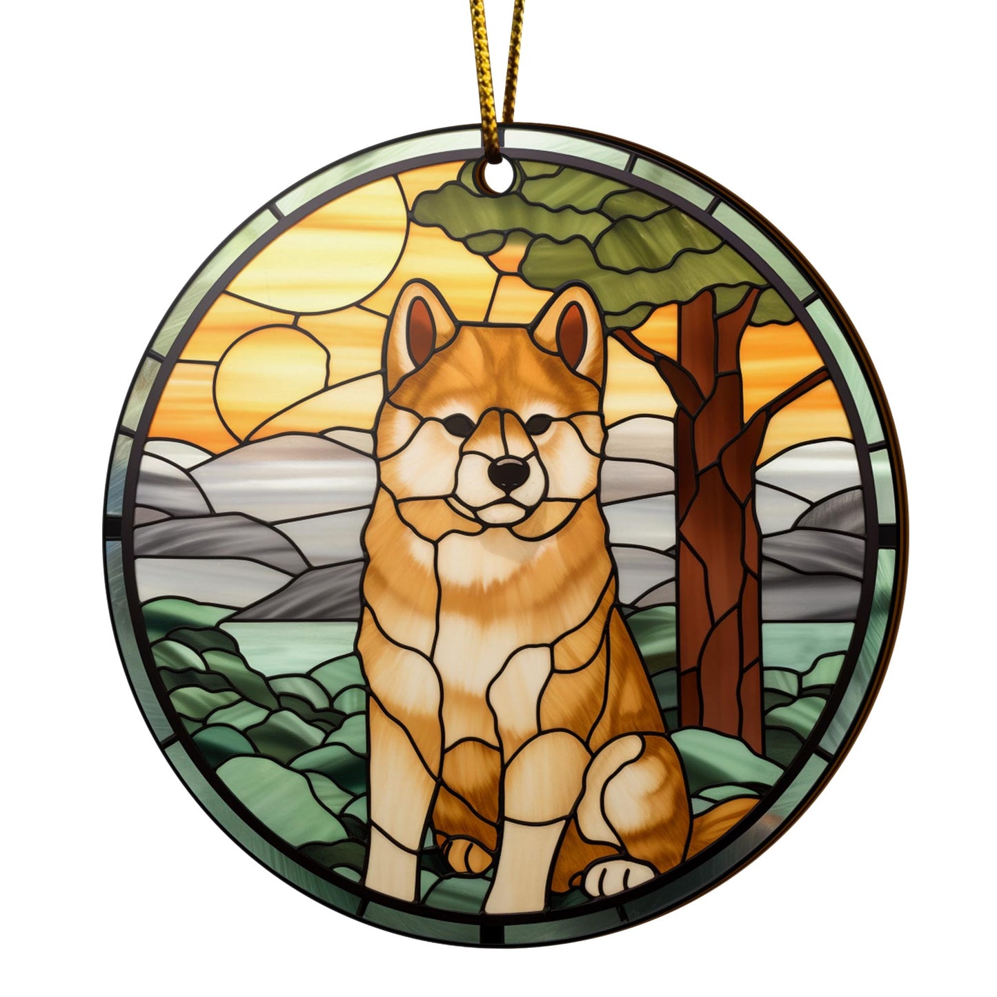 Shiba Shiba Inu Christmas Wooden Ornament 2 Sides, Shiba Inu Christmas Ornament, Christmas Tree Hanging, Christmas Decorations EPHG-52484