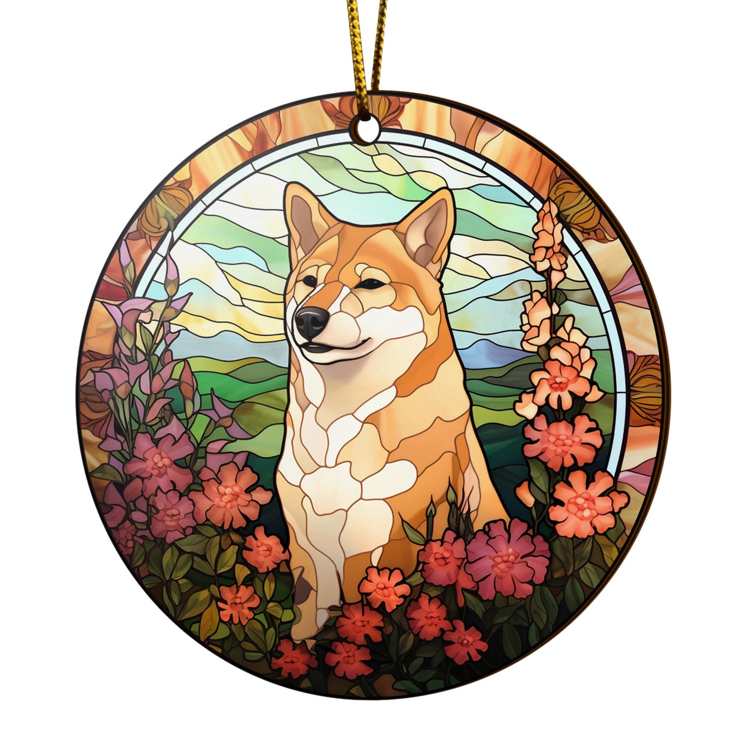 Shiba Shiba Inu Christmas Wooden Ornament 2 Sides, Shiba Inu Christmas Ornament, Christmas Tree Hanging, Christmas Decorations EPHG-52484