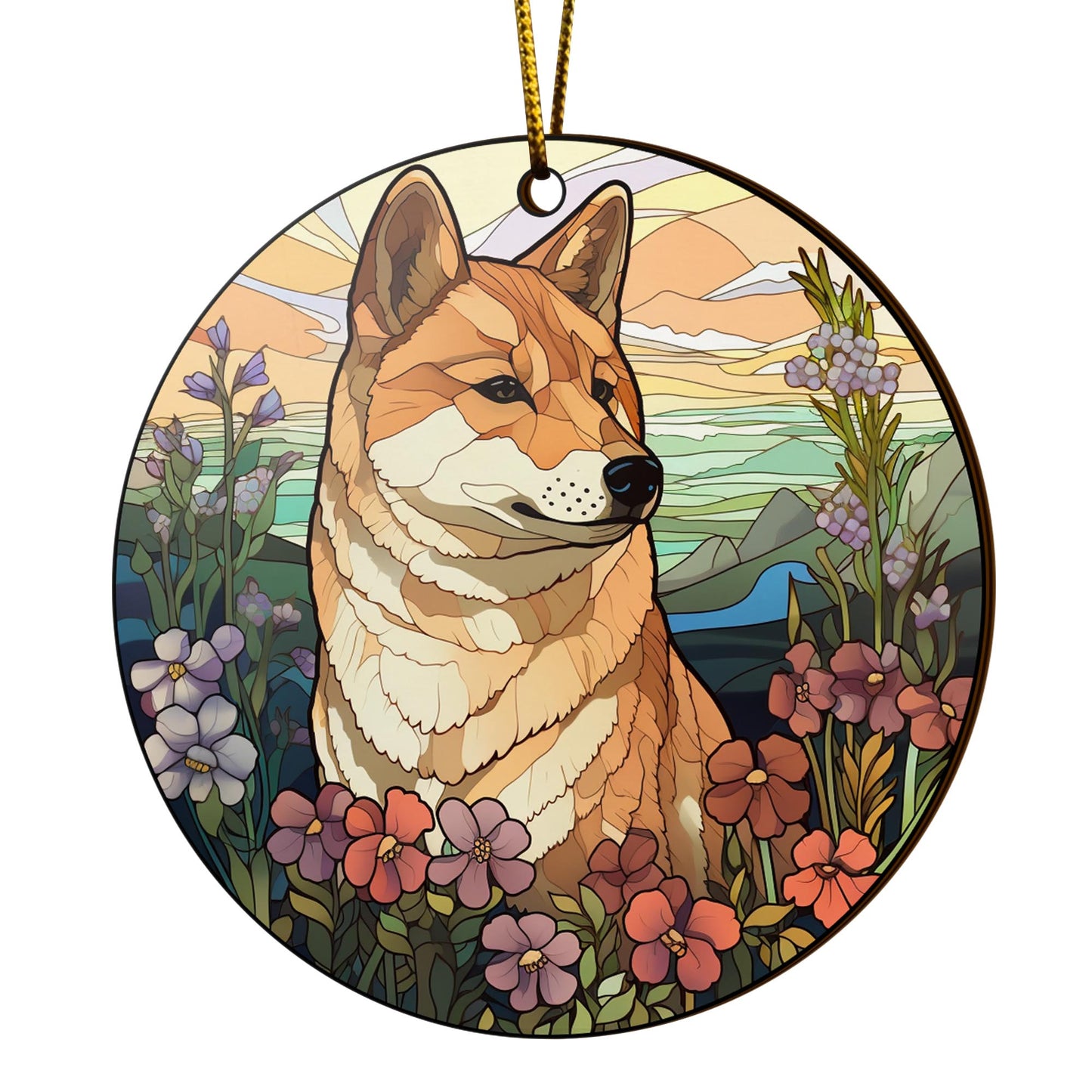 Shiba Shiba Inu Christmas Wooden Ornament 2 Sides, Shiba Inu Christmas Ornament, Christmas Tree Hanging, Christmas Decorations EPHG-52484