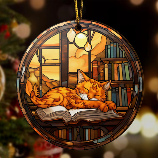 Book Wooden Ornaments 2 Sides, Book Ornaments For Christmas Tree, Christmas Tree Hanging, Christmas Decorations EPHG-52489