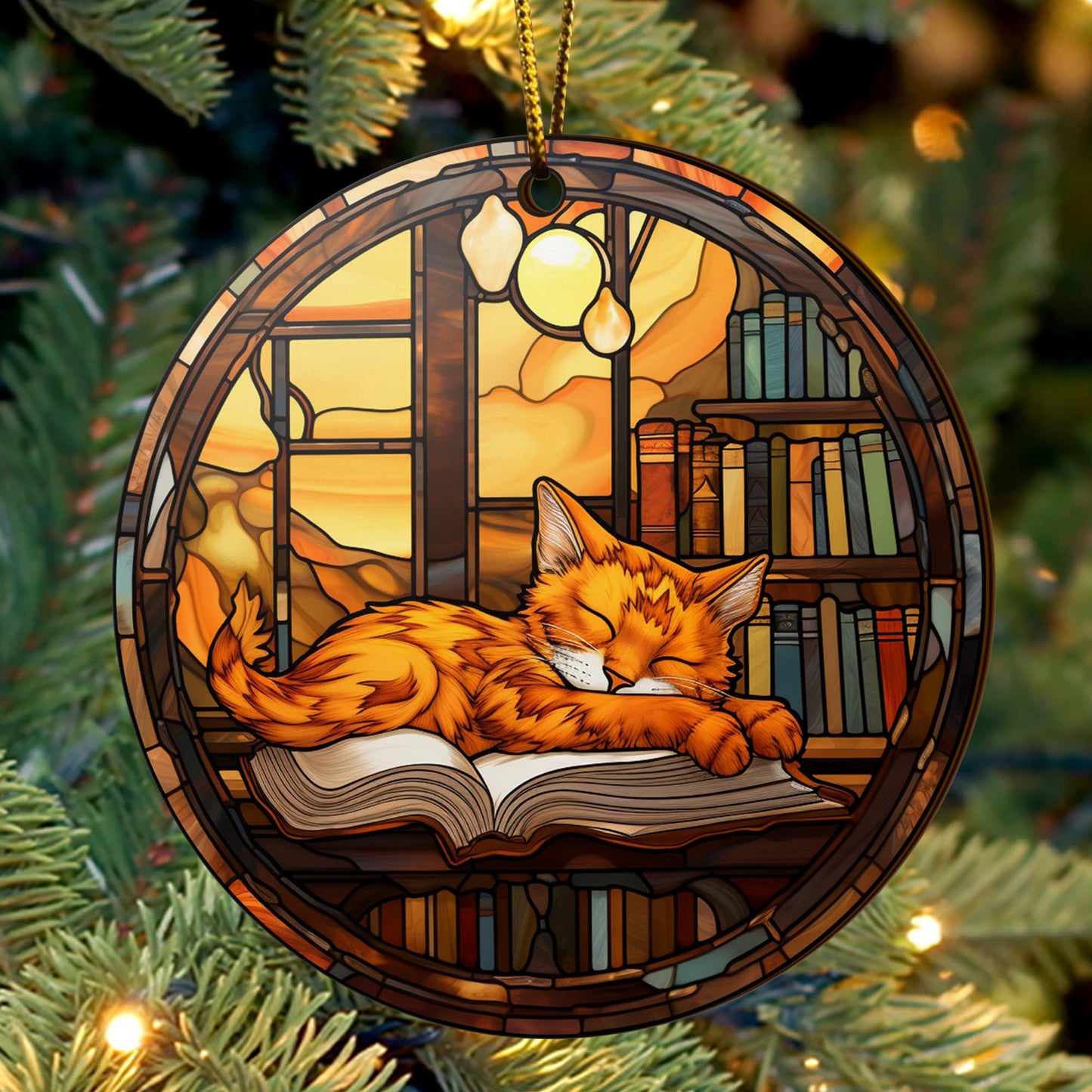 Book Wooden Ornaments 2 Sides, Book Ornaments For Christmas Tree, Christmas Tree Hanging, Christmas Decorations EPHG-52489