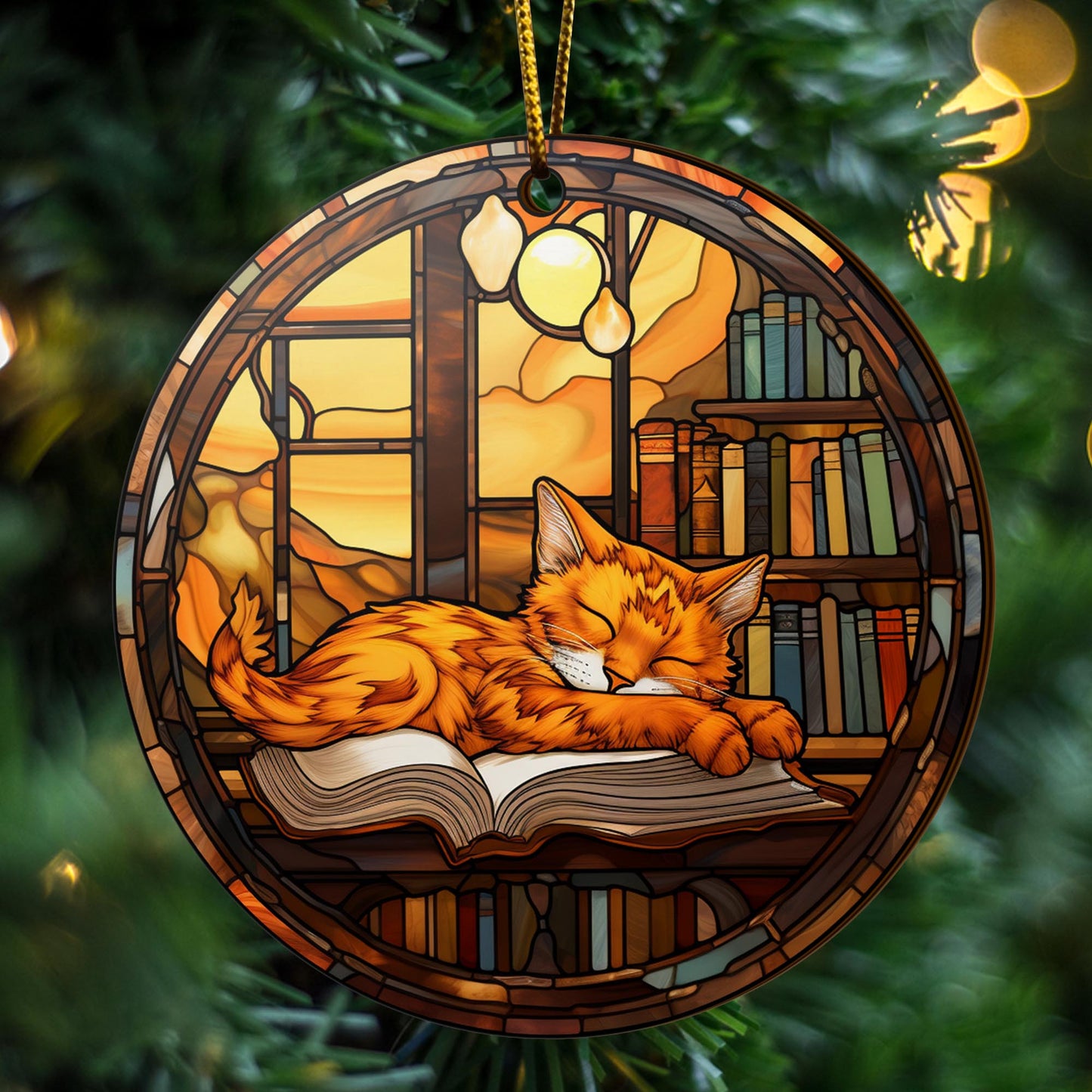 Book Wooden Ornaments 2 Sides, Book Ornaments For Christmas Tree, Christmas Tree Hanging, Christmas Decorations EPHG-52489