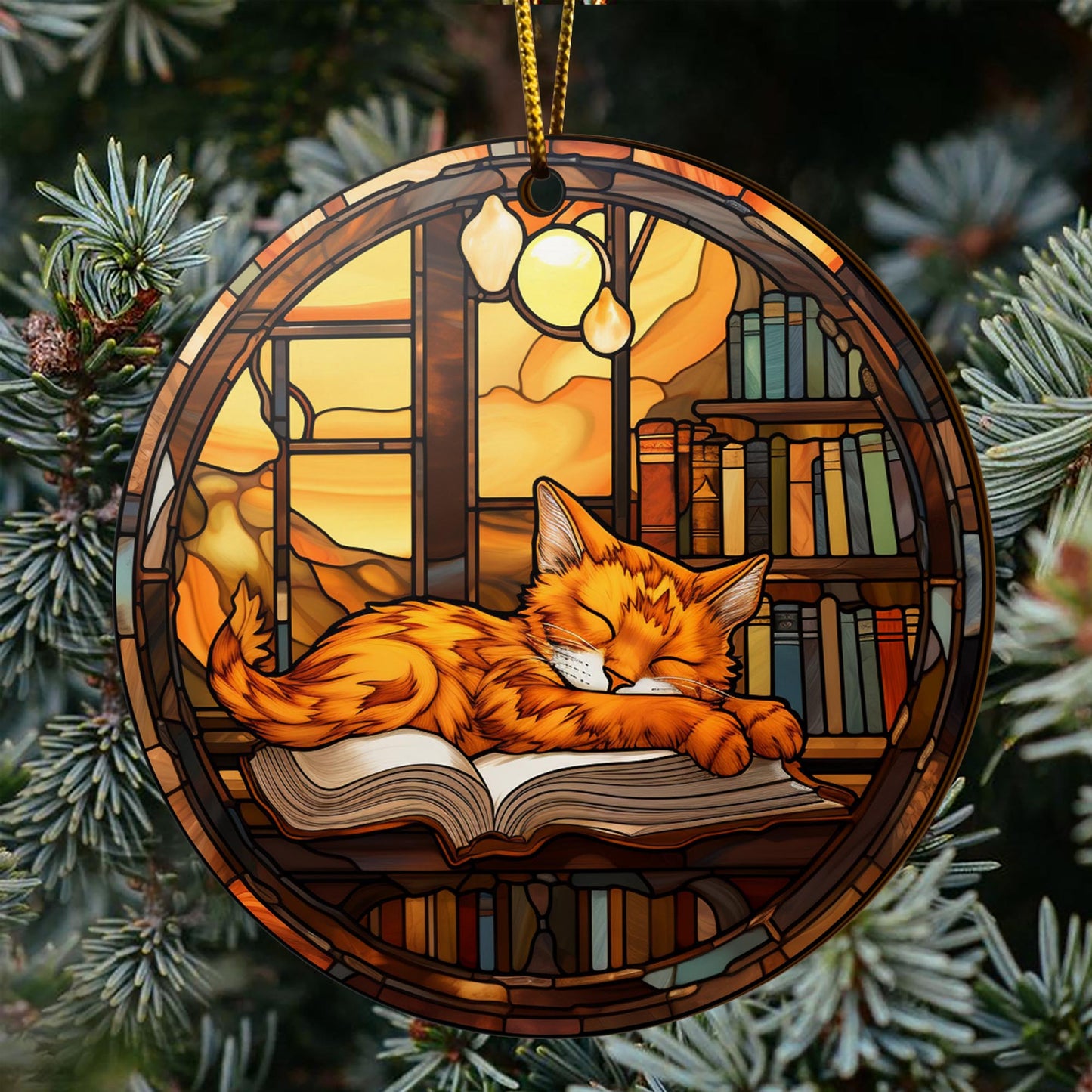 Book Wooden Ornaments 2 Sides, Book Ornaments For Christmas Tree, Christmas Tree Hanging, Christmas Decorations EPHG-52489