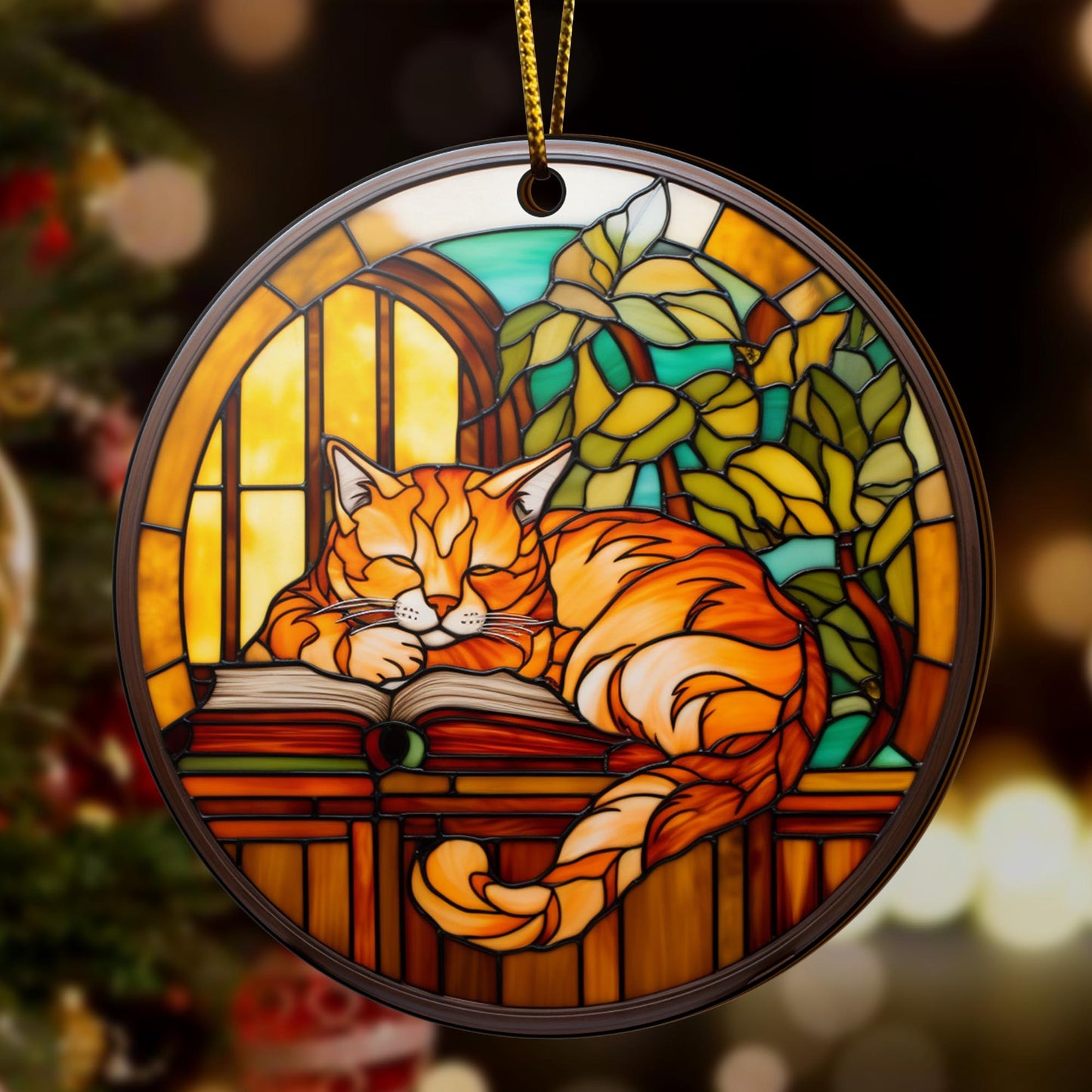 Book Wooden Ornaments 2 Sides, Book Ornaments For Christmas Tree, Christmas Tree Hanging, Christmas Decorations EPHG-52489