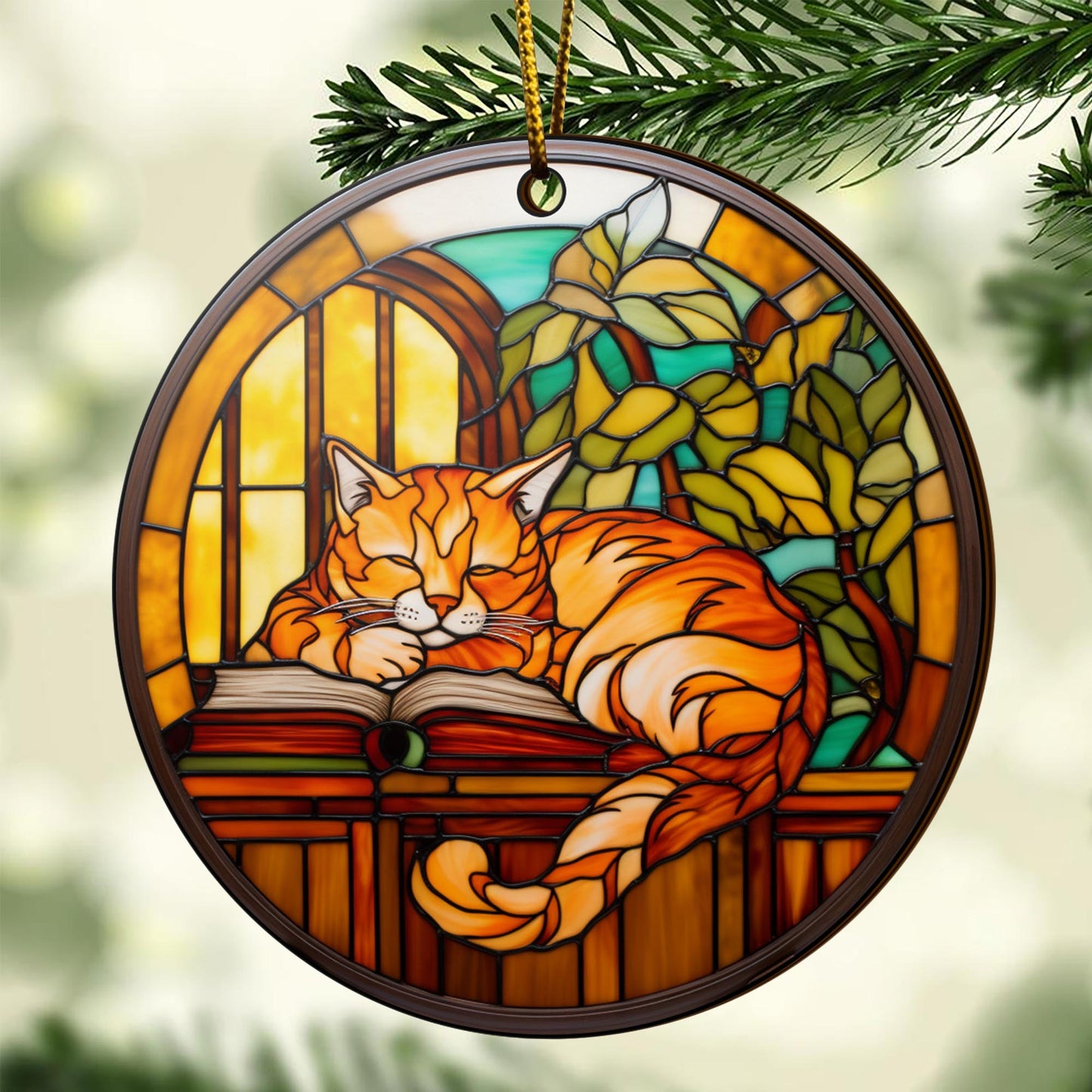 Book Wooden Ornaments 2 Sides, Book Ornaments For Christmas Tree, Christmas Tree Hanging, Christmas Decorations EPHG-52489