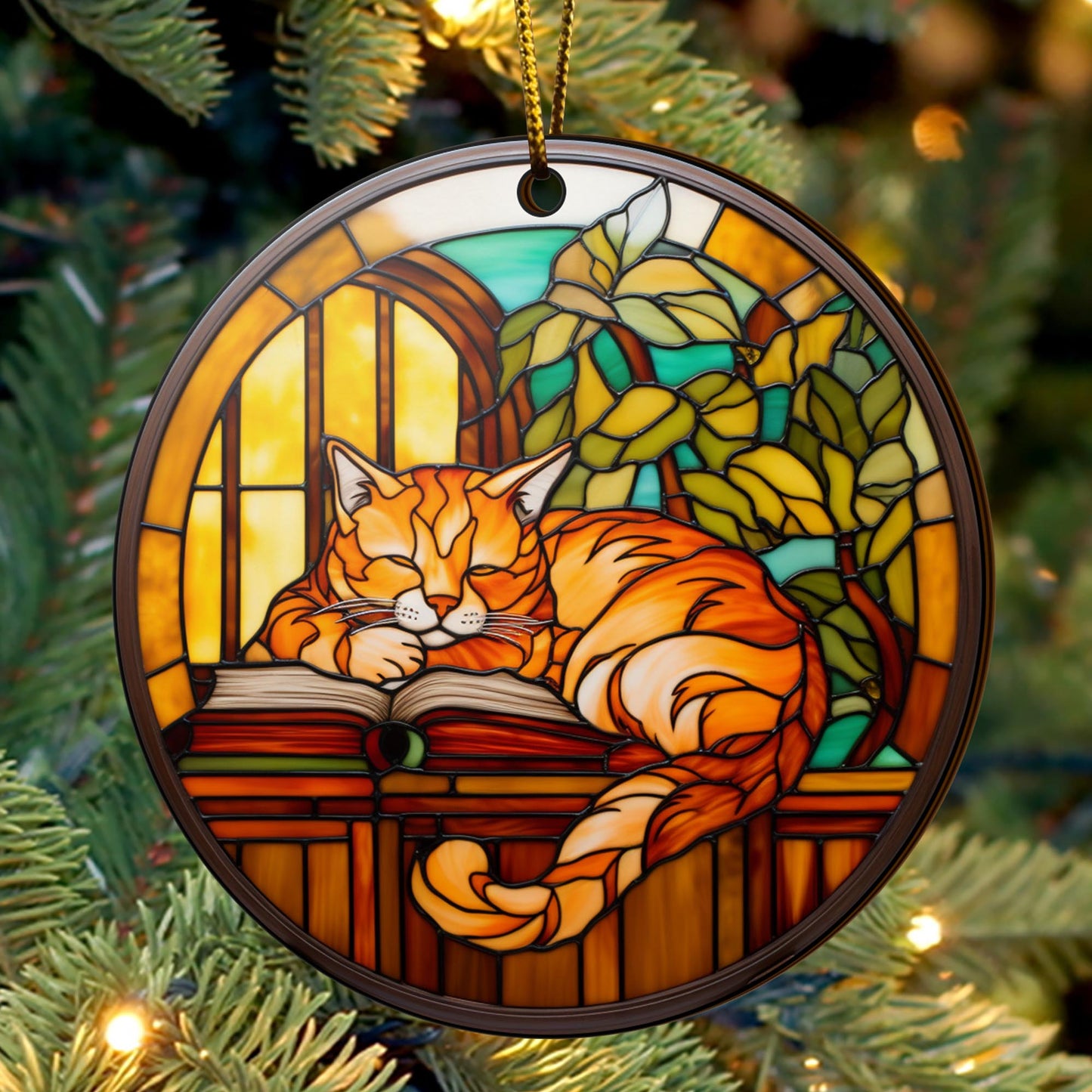 Book Wooden Ornaments 2 Sides, Book Ornaments For Christmas Tree, Christmas Tree Hanging, Christmas Decorations EPHG-52489