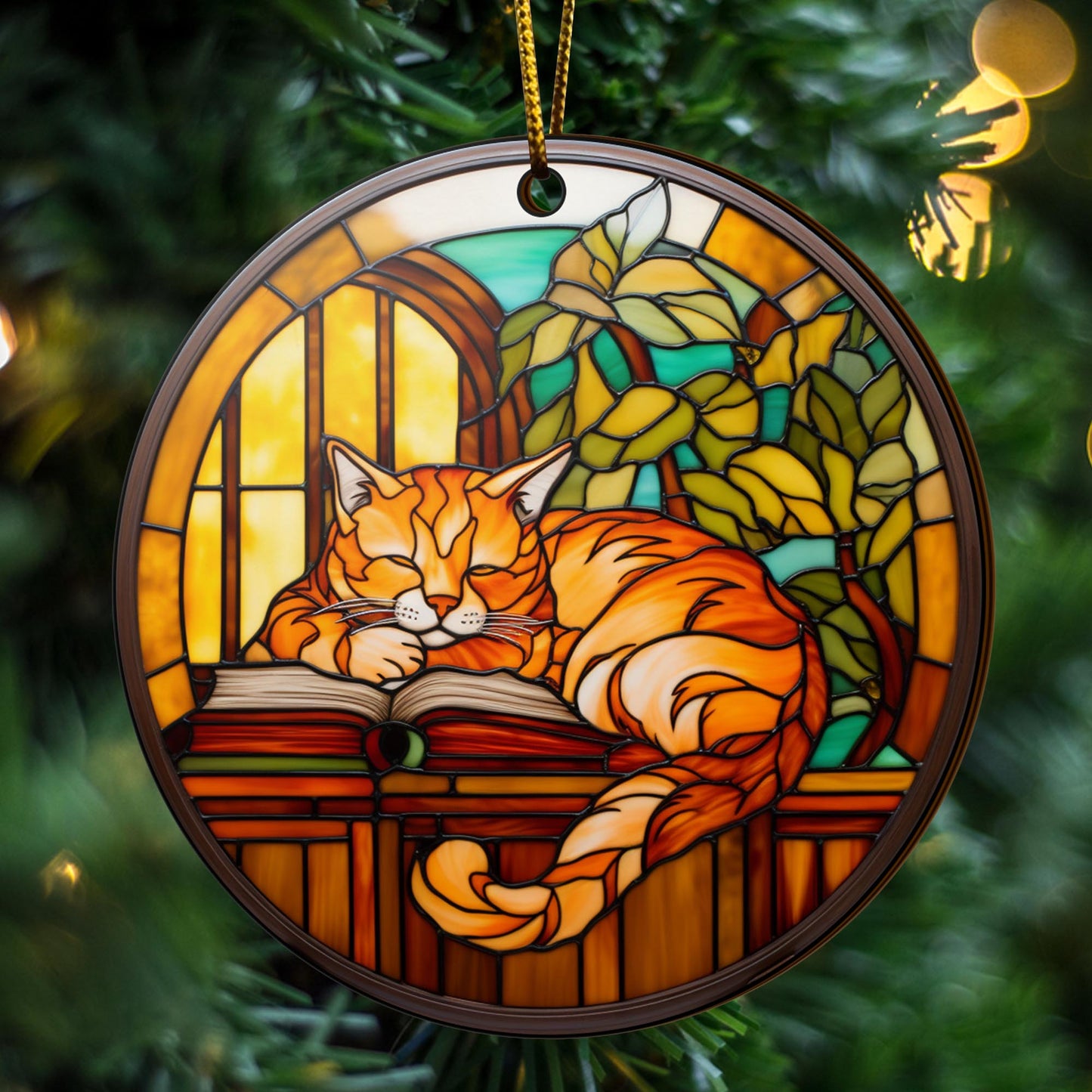 Book Wooden Ornaments 2 Sides, Book Ornaments For Christmas Tree, Christmas Tree Hanging, Christmas Decorations EPHG-52489