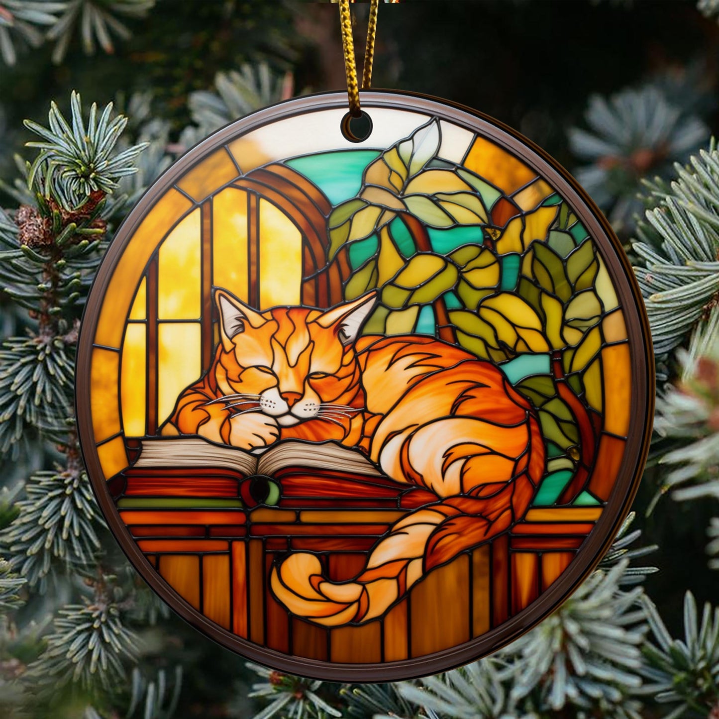 Book Wooden Ornaments 2 Sides, Book Ornaments For Christmas Tree, Christmas Tree Hanging, Christmas Decorations EPHG-52489