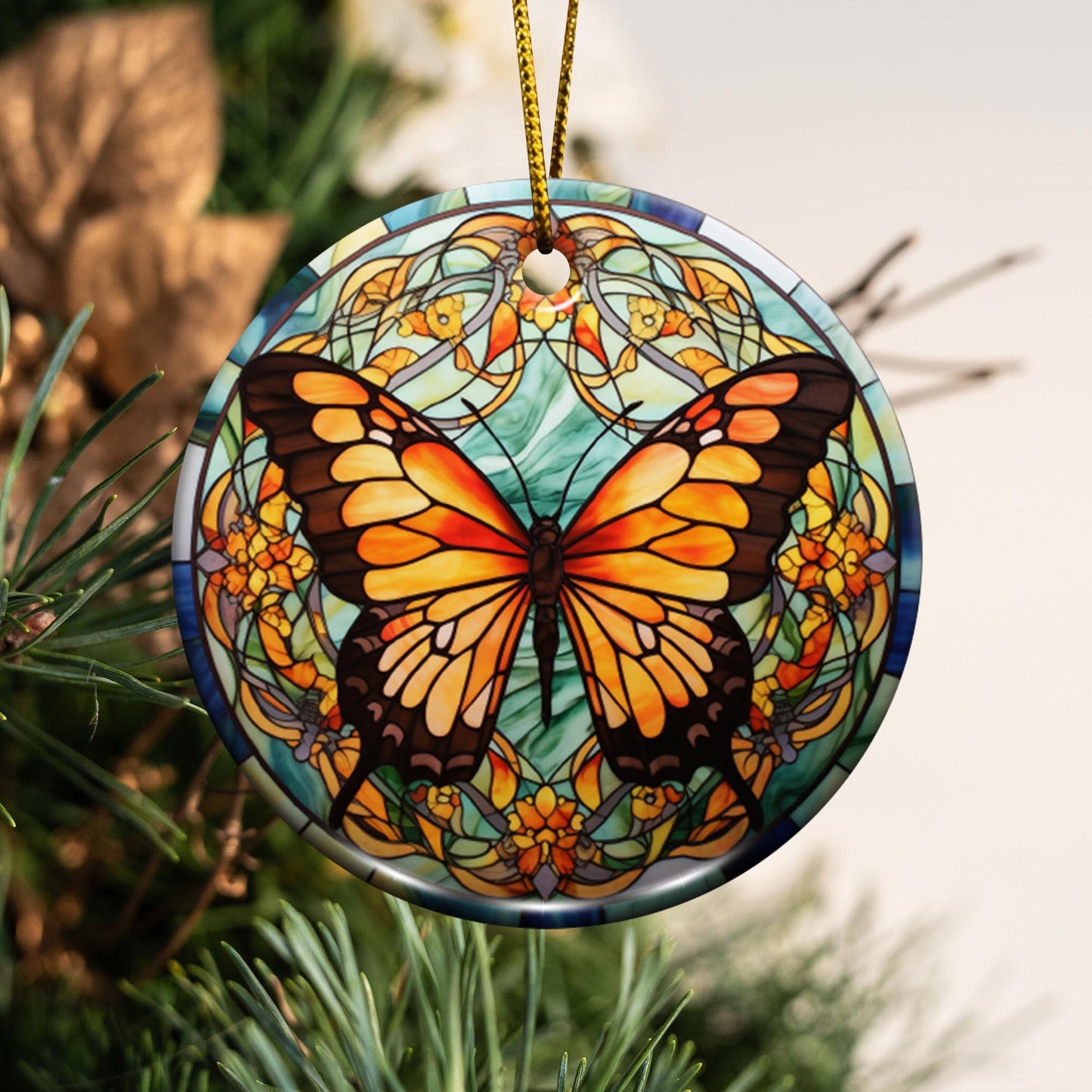 Butterfly Ceramic Ornaments, Butterfly Lover Gifts, Home Decorations EPHG-52541