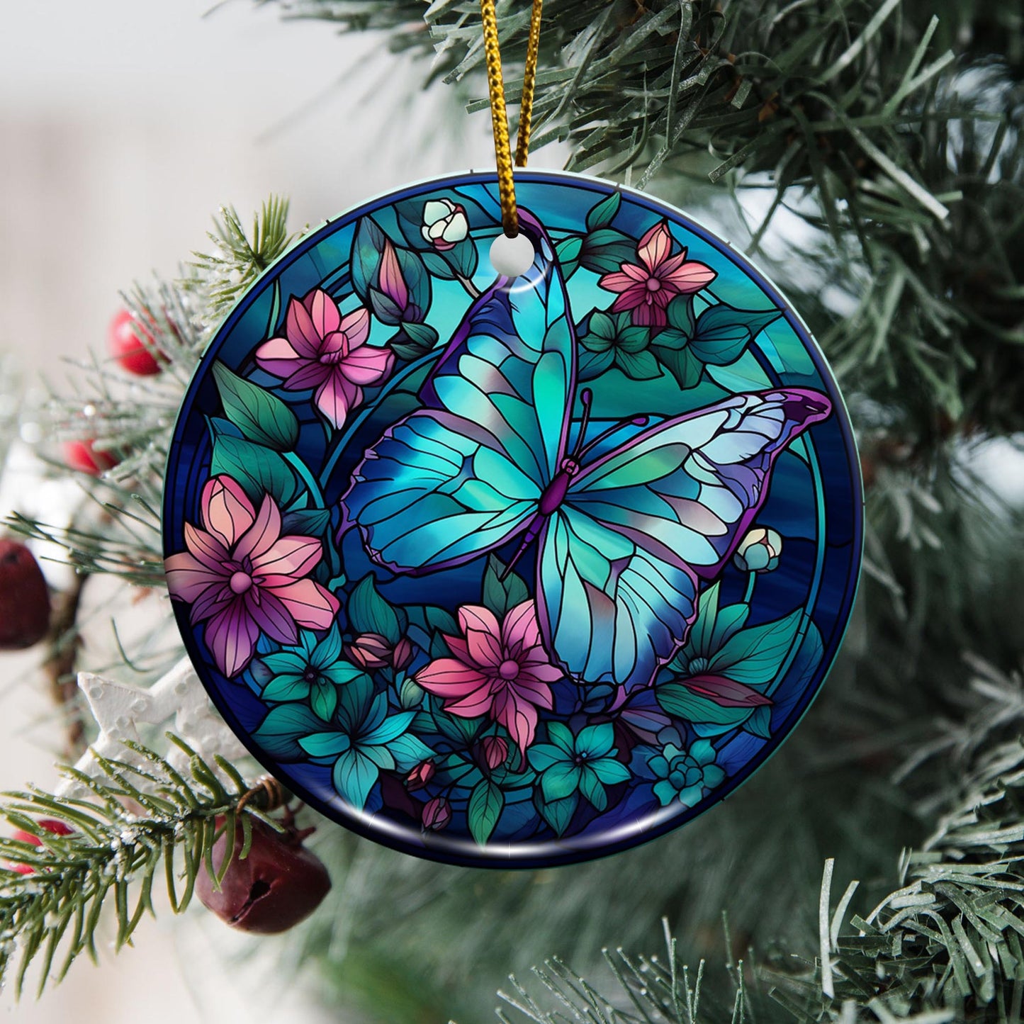 Butterfly Ceramic Ornaments, Butterfly Lover Gifts, Home Decorations EPHG-52541