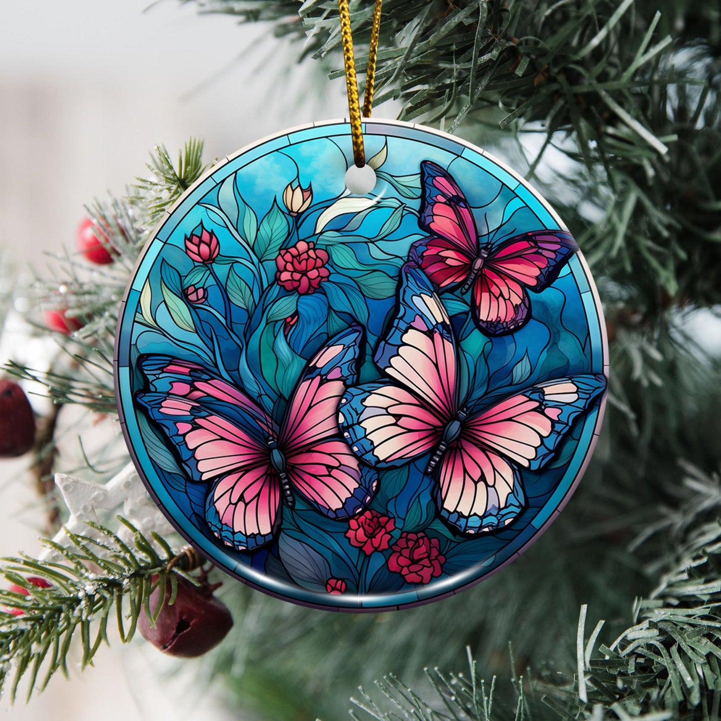 Butterfly Ceramic Ornaments, Butterfly Lover Gifts, Home Decorations EPHG-52541