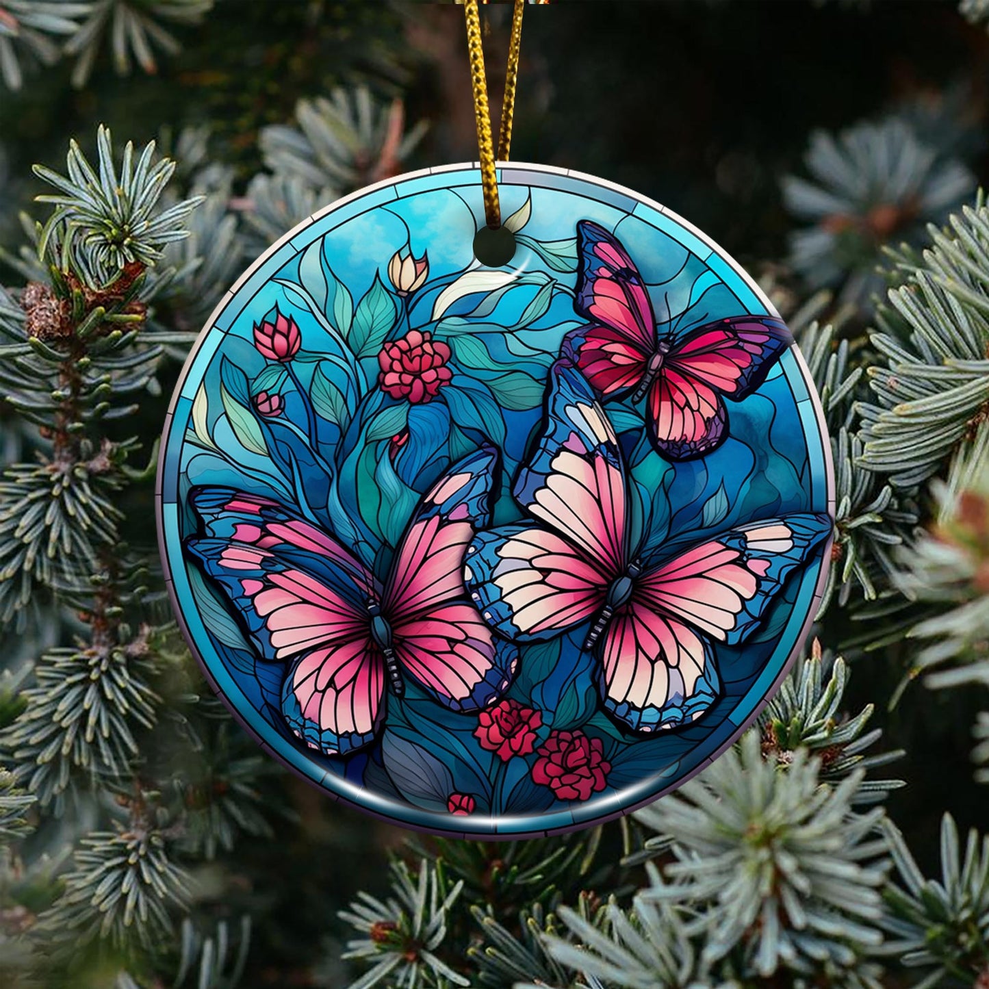 Butterfly Ceramic Ornaments, Butterfly Lover Gifts, Home Decorations EPHG-52541