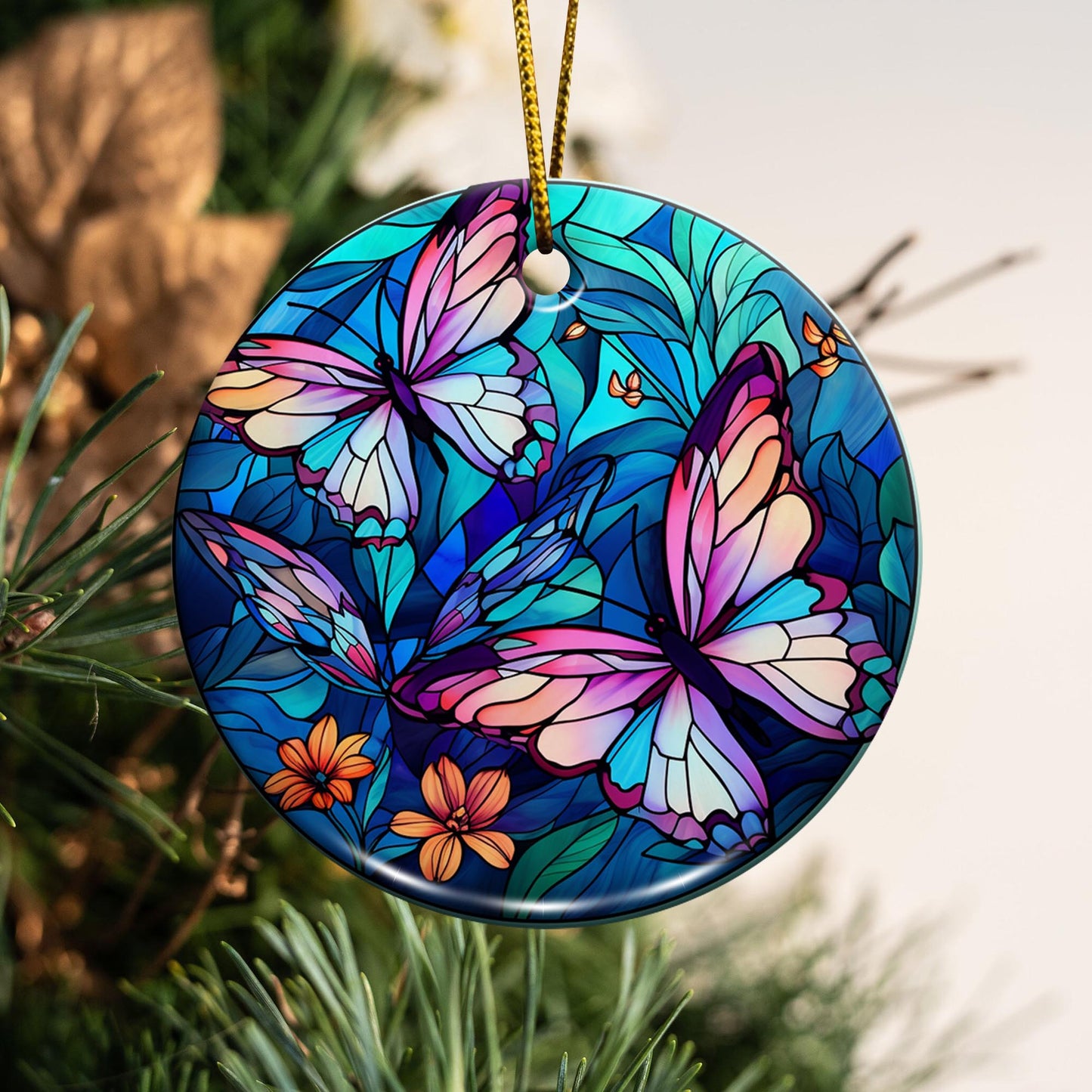 Butterfly Ceramic Ornaments, Butterfly Lover Gifts, Home Decorations EPHG-52541