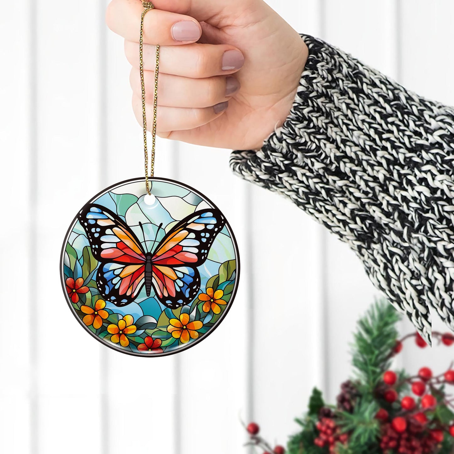 Butterfly Ceramic Ornaments, Butterfly Lover Gifts, Home Decorations EPHG-52541