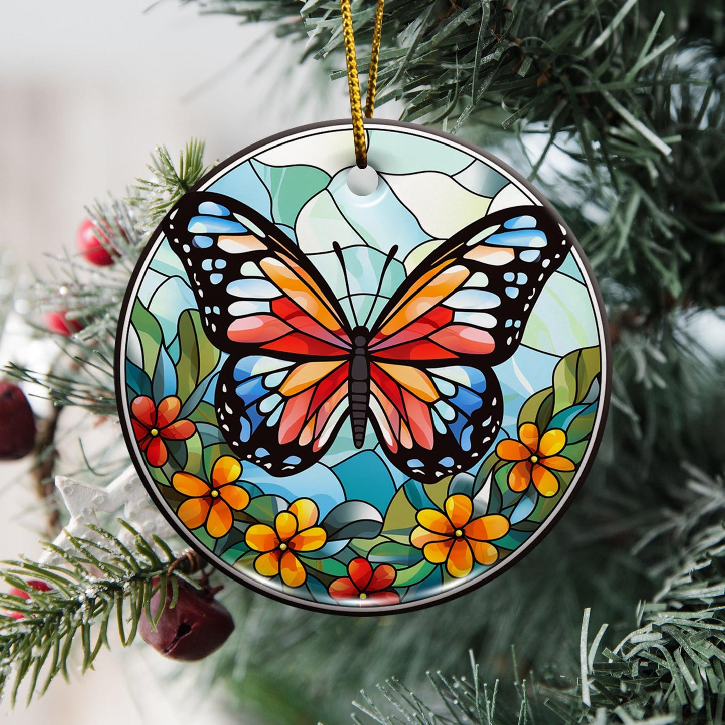 Butterfly Ceramic Ornaments, Butterfly Lover Gifts, Home Decorations EPHG-52541