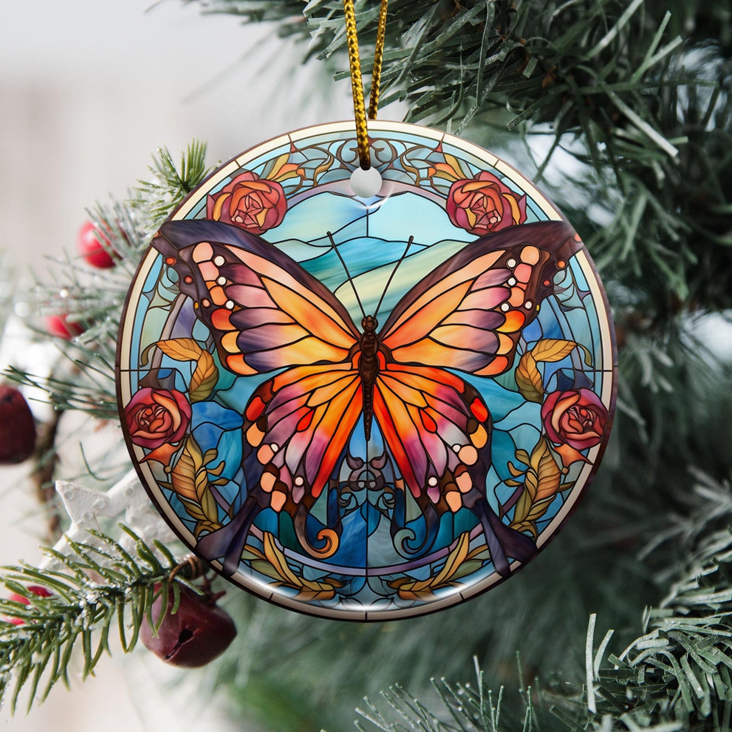 Butterfly Ceramic Ornaments, Butterfly Lover Gifts, Home Decorations EPHG-52541