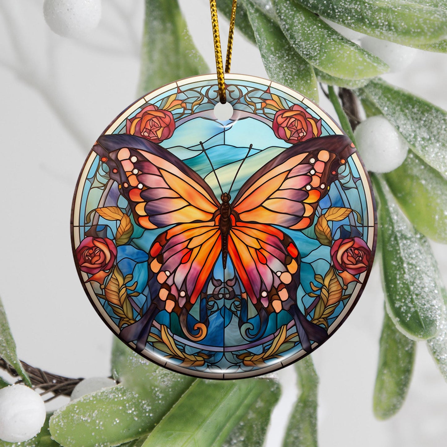 Butterfly Ceramic Ornaments, Butterfly Lover Gifts, Home Decorations EPHG-52541