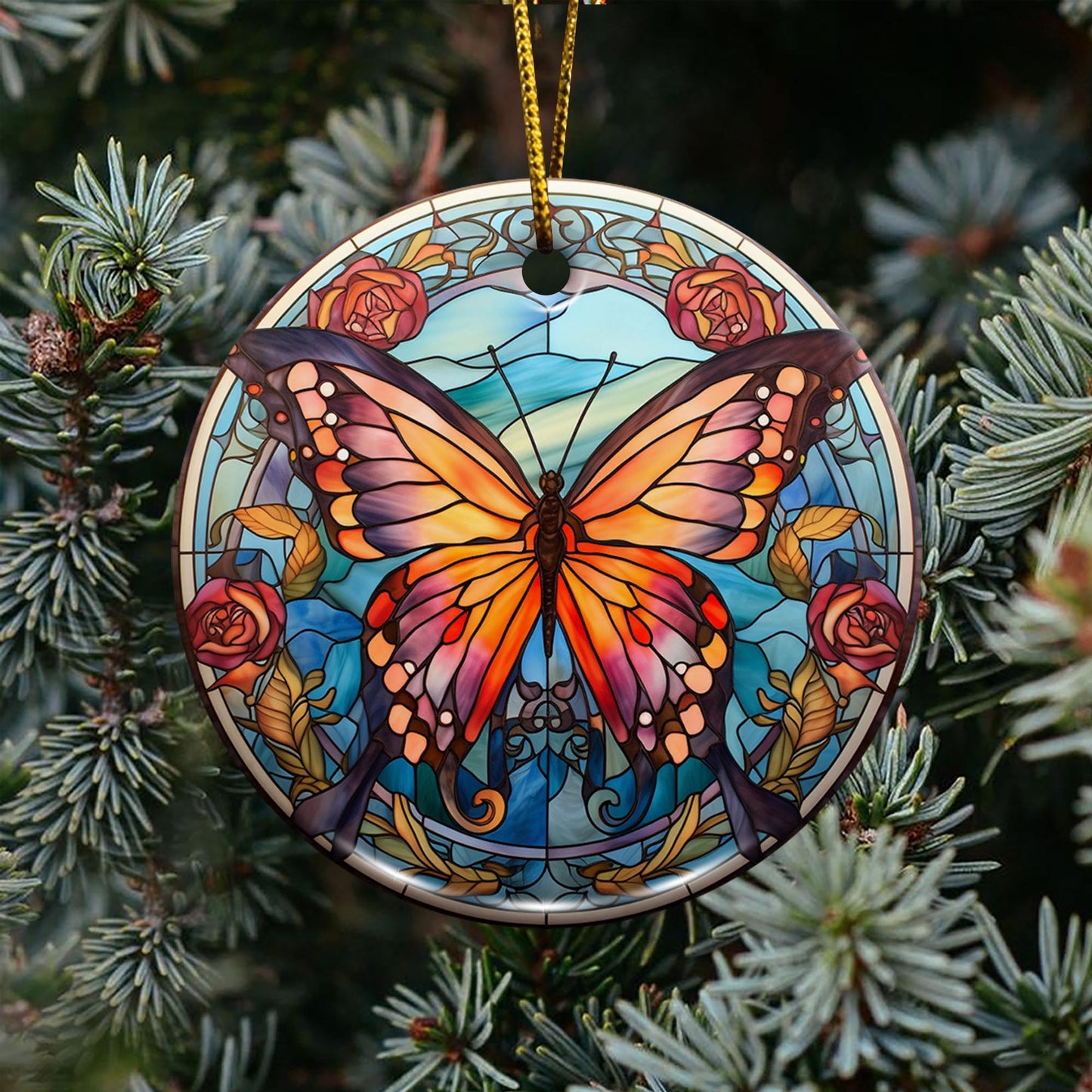 Butterfly Ceramic Ornaments, Butterfly Lover Gifts, Home Decorations EPHG-52541