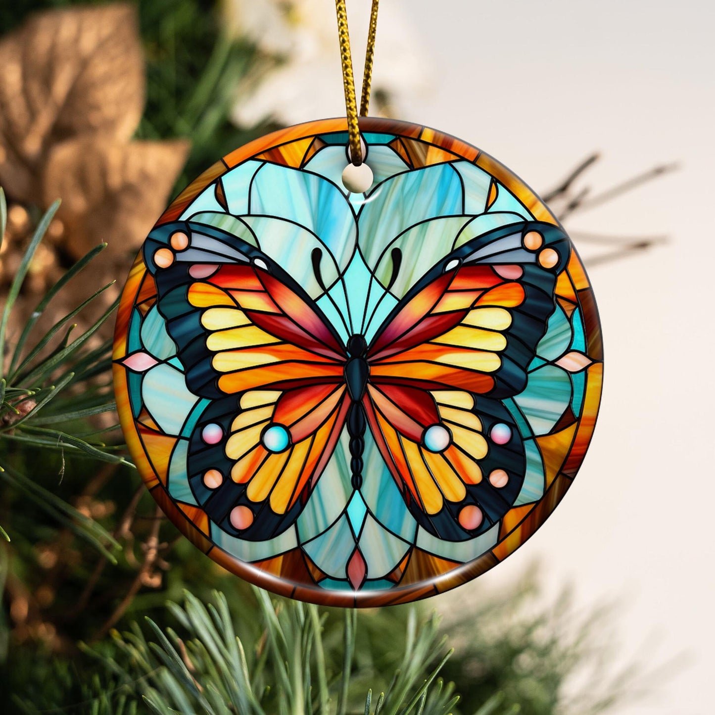 Butterfly Ceramic Ornaments, Butterfly Lover Gifts, Home Decorations EPHG-52541