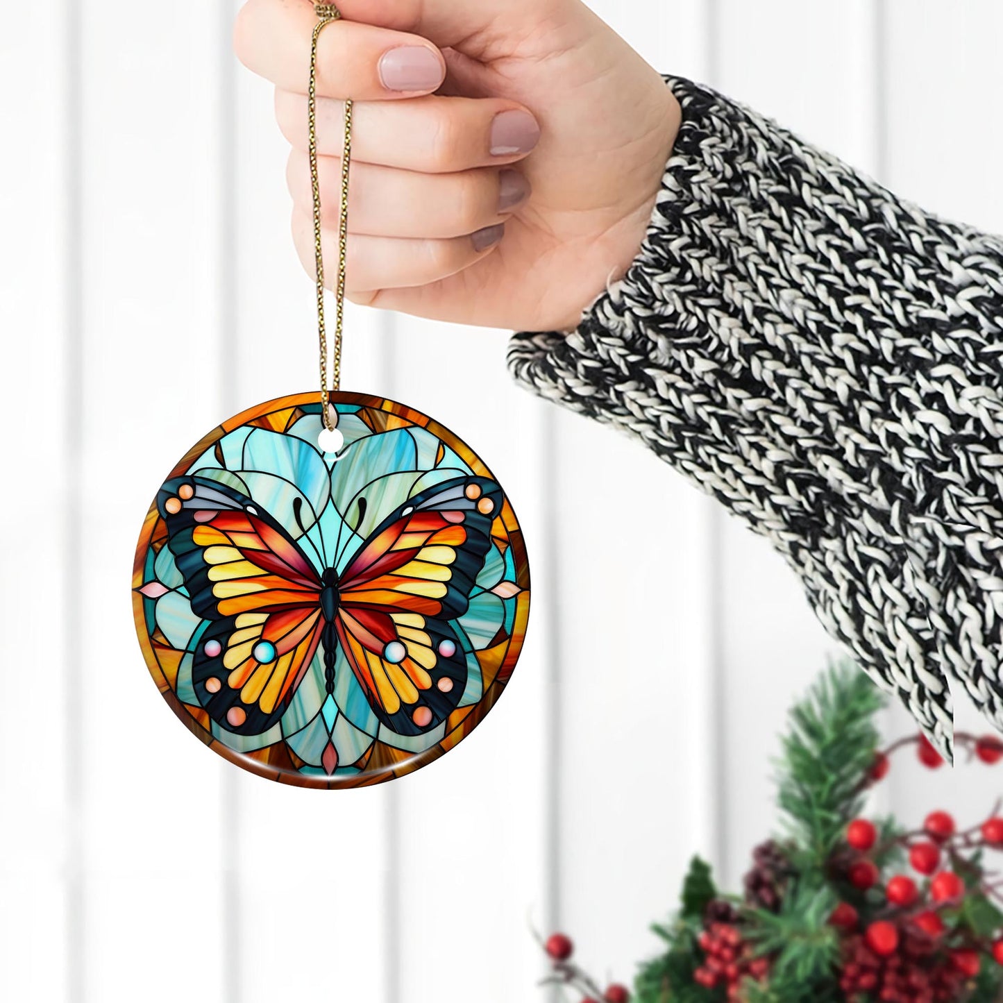 Butterfly Ceramic Ornaments, Butterfly Lover Gifts, Home Decorations EPHG-52541