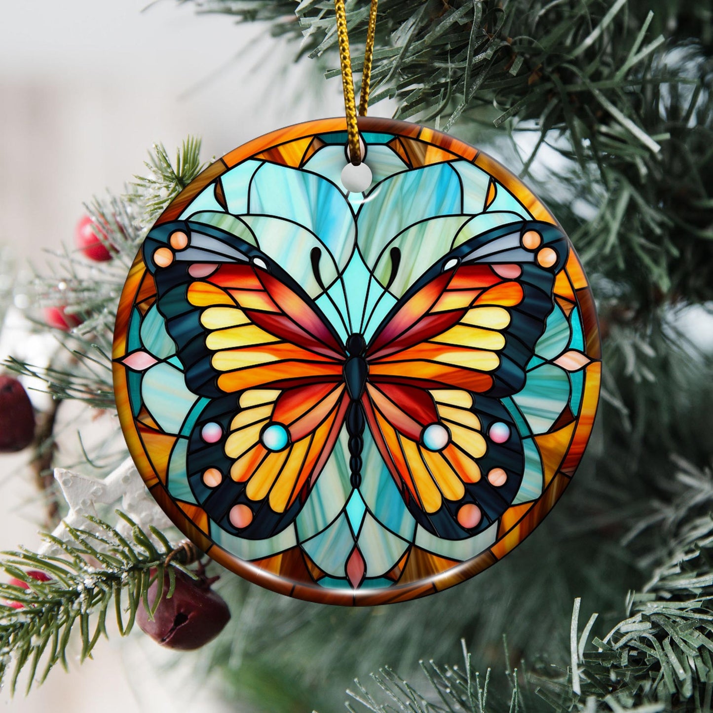 Butterfly Ceramic Ornaments, Butterfly Lover Gifts, Home Decorations EPHG-52541