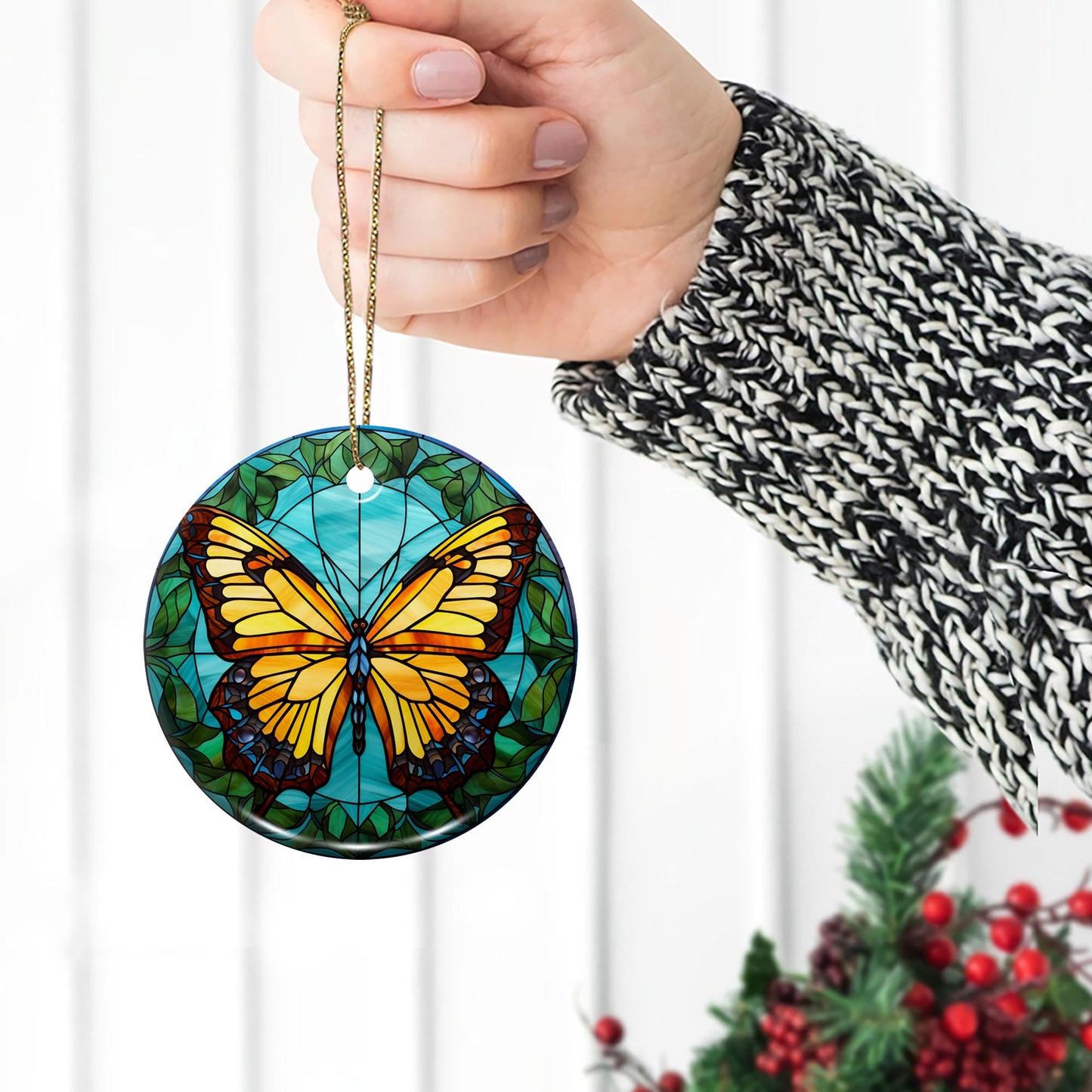 Butterfly Ceramic Ornaments, Butterfly Lover Gifts, Home Decorations EPHG-52541