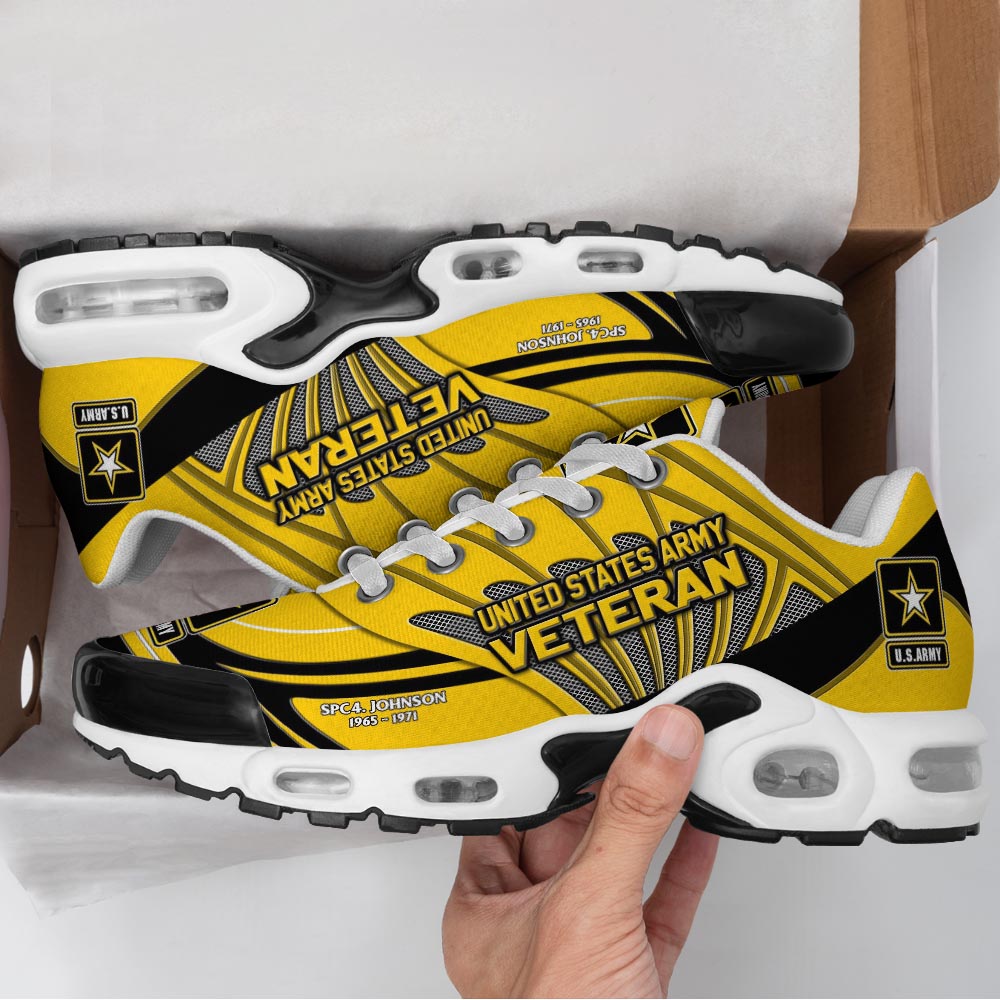 U.S. Army TN Shoes Custom Name And Year, Military Shoes, Military Gifts ETRG-61406