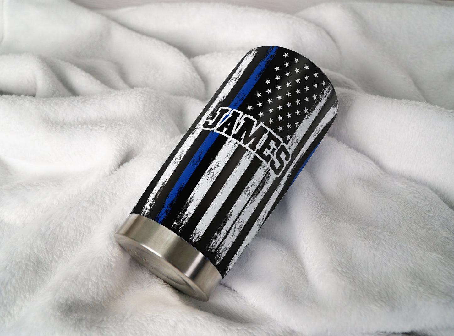 Custom Name American Flag Tumbler - 4th of July - Independence Day Gifts